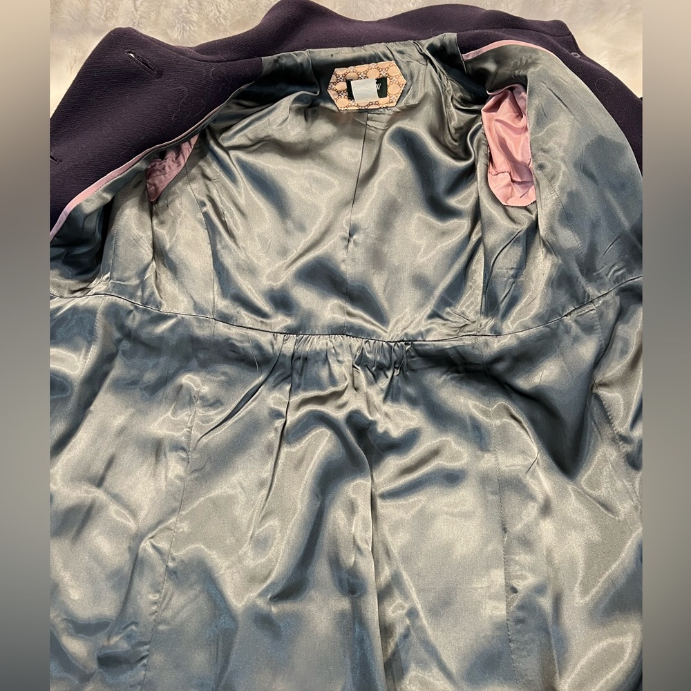 Jcrew Wool Blend Lady Jacket Coat Size Zero - image 3